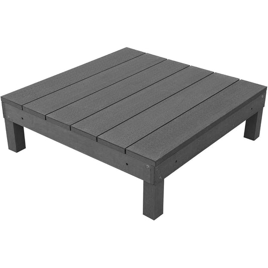 Eye Garden Wood Deck Eye Wood Deck i10368-1dbk Artificial Wooden Black 90cm x 90cm x 28cm Assembly Type 1 unit