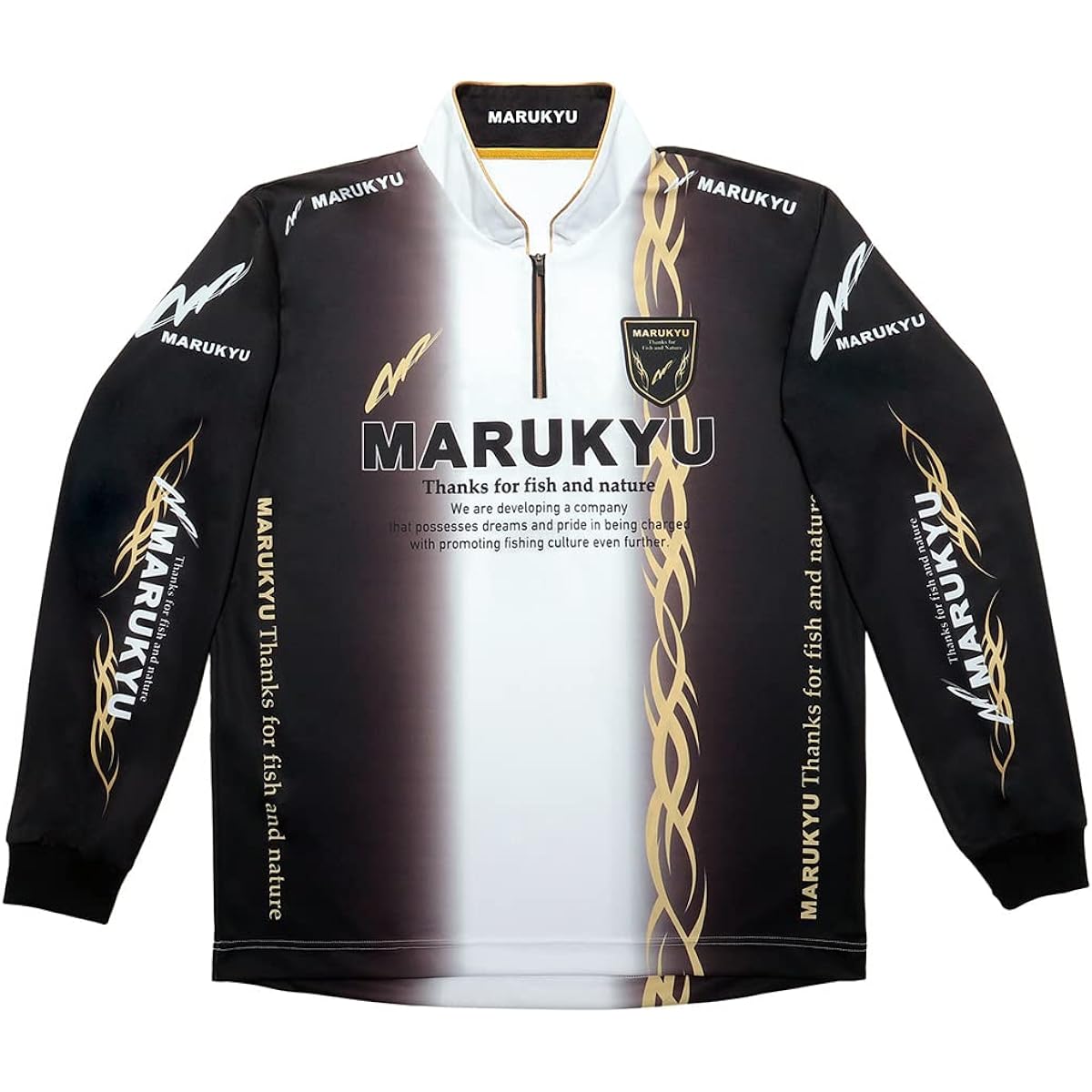 Marukyu High End Zip Up Shirt 02 Black LL
