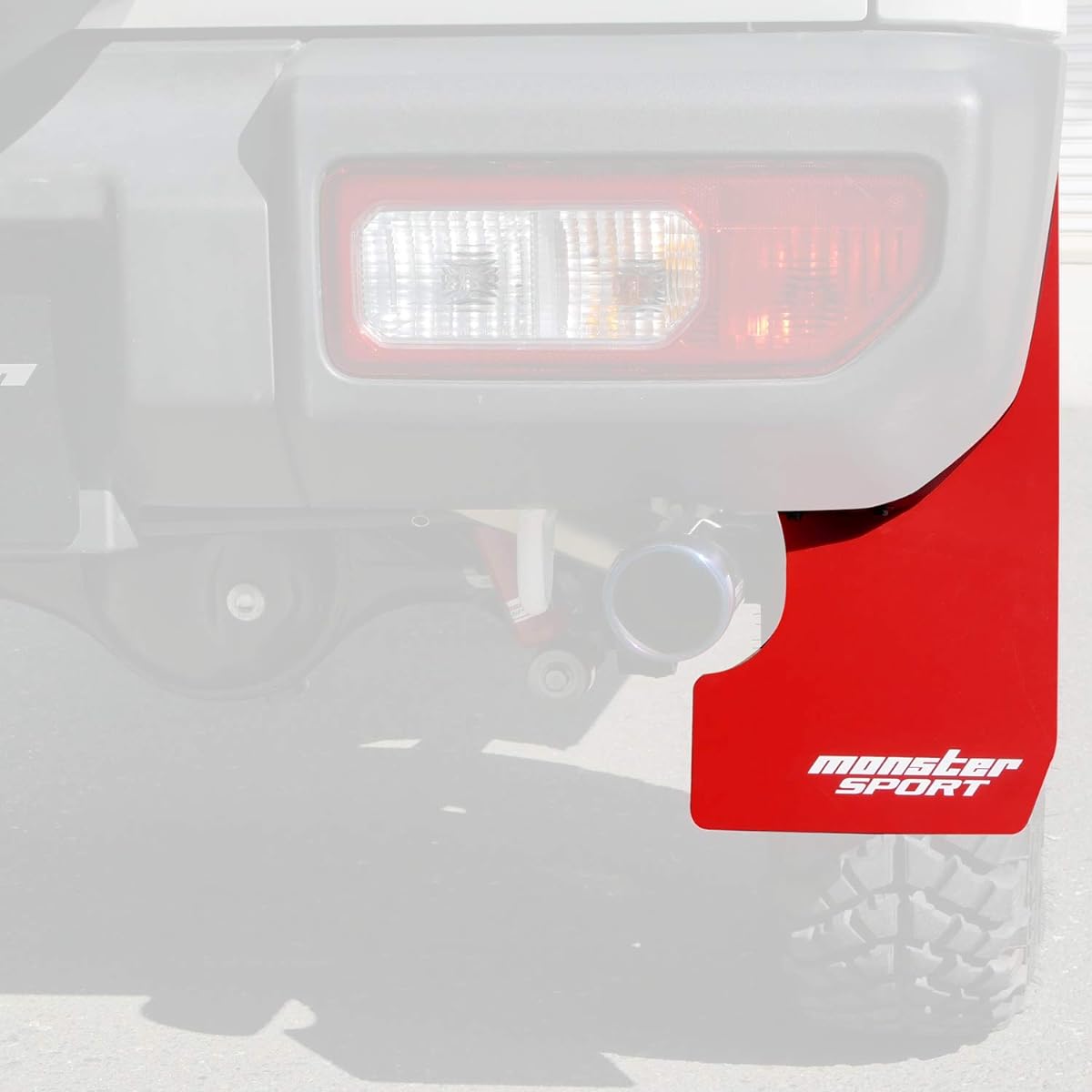 MONSTER SPORT 787500-5500MR Mud Flap Set Red JB64W Jimny