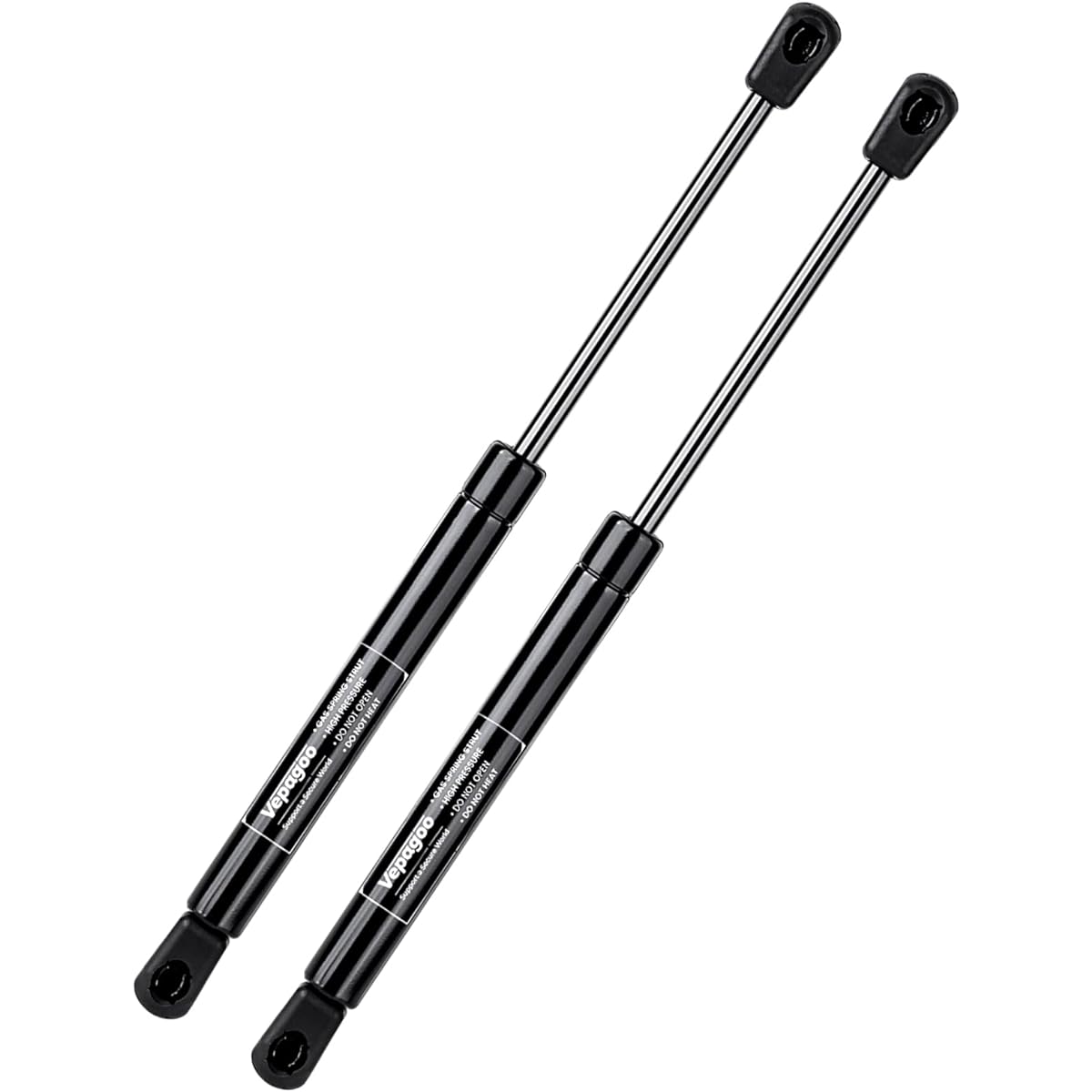 VEPAGOO C1615056 GP51090 12 inch 90 pounds/400N Gas Shock Strut Track Up tool Box Weather Guard Aluminum Topper Topper Camper Shell Side Window 2 pieces