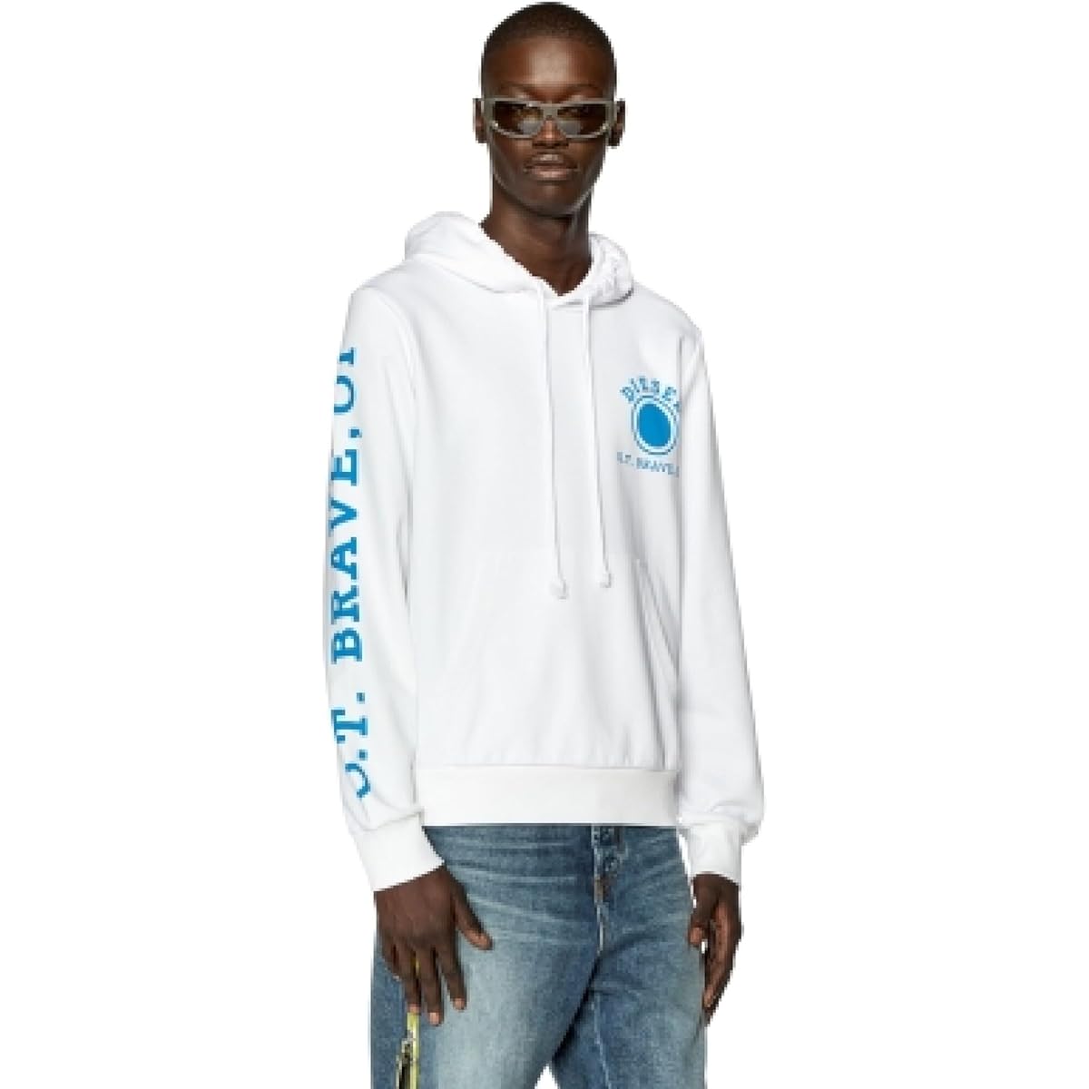 (Diesel) DIESEL Men's Sweatshirt Pullover Hoodie Hoodie A110610HAYT