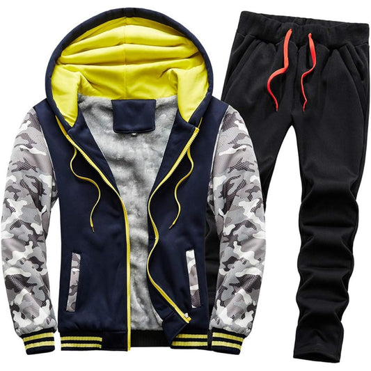 [BARYPORY] Top and Bottom Set, Brushed Lining, Sweatshirt, Zip-up, Top and Bottom Set, Long Sleeve, Parka, Setup, Jersey, Sweatshirts, Sportswear, Large Size, Hooded, Autumn/Winter, Stylish, Thick