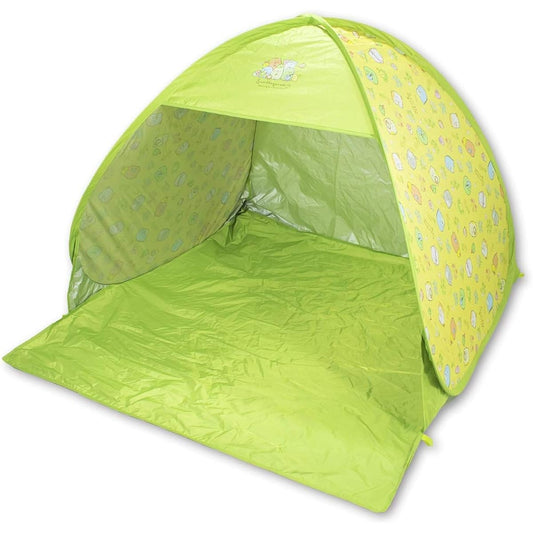 Asahi Koyo Sumikko Gurashi Pop-up Tent Green Height 100 x Width 125 x Depth 105 cm Easy to assemble One-touch tent with pegs