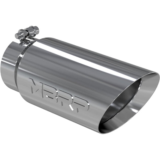 MBRP T5053 outer diameter 5 inch inlet length 12 inch T304 Stainless steel dual -angle exhaust tip