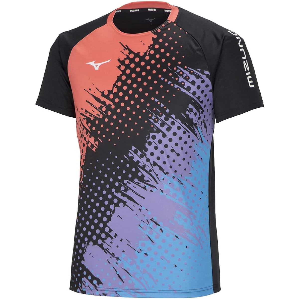 [Mizuno] Tennis Wear Practice Shirt Short Sleeve Sweat Absorbent Quick Drying 62JAA044