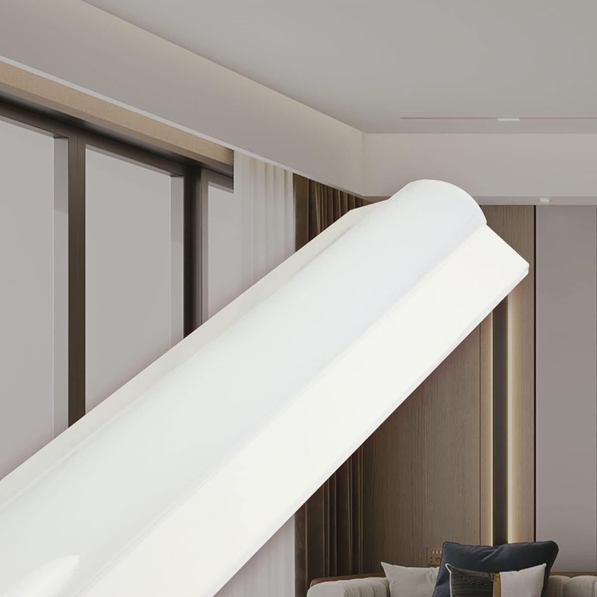 LED Base Light, Power Consumption: 25 W, High Brightness, 4,000 lm, Equivalent to 20 W Type, Reverse Fuji LED Base Light Fixture, Direct Mount Fuji LED Fluorescent, Direct Tube LED Fluorescent,