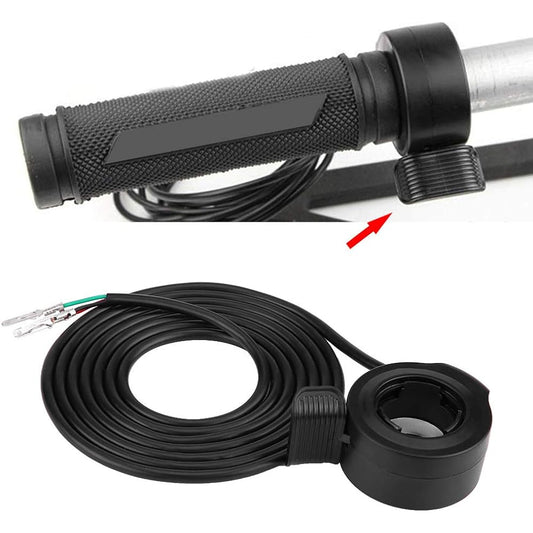 Thumb Throttle 22mm 7/8 inch Universal Thumb Throttle Speed Control Assembly for Electric Bicycle Scooter