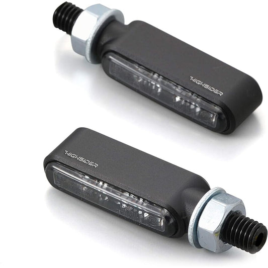 Daytona HIGHSIDER Motorcycle LED Turn Signal Blast Black Bronx 15365