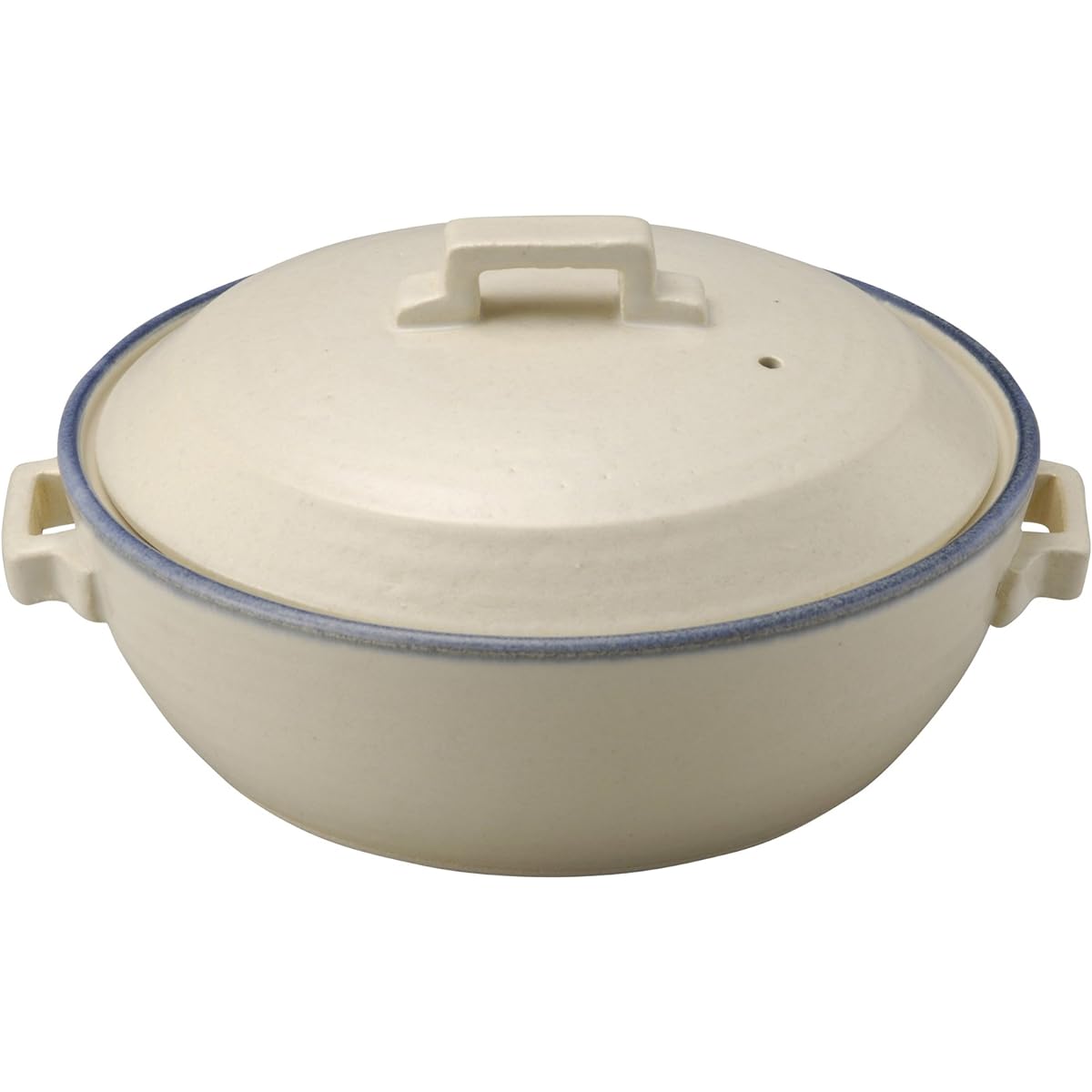 Santo Banko Ware Earthen Pot Off-White 14195 Casual No. 9 Casserole