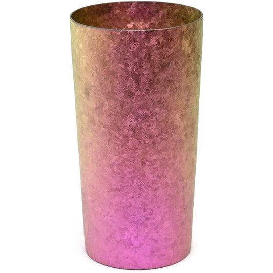 HORIE Made in Tsubame, Niigata Prefecture Titanium Double Tumbler Kiln Made Gradient Pink 350cc T08KM350GP