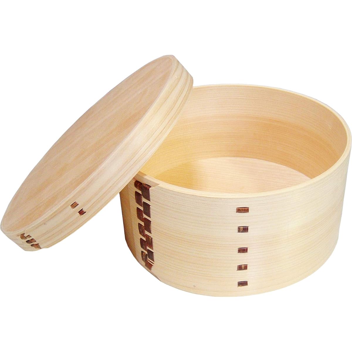 Kiso Crafts Ohitsu Handmade Bending Ring Made in Japan Wooden Hinoki Sawara Sakura 3 Cups Microwave Safe