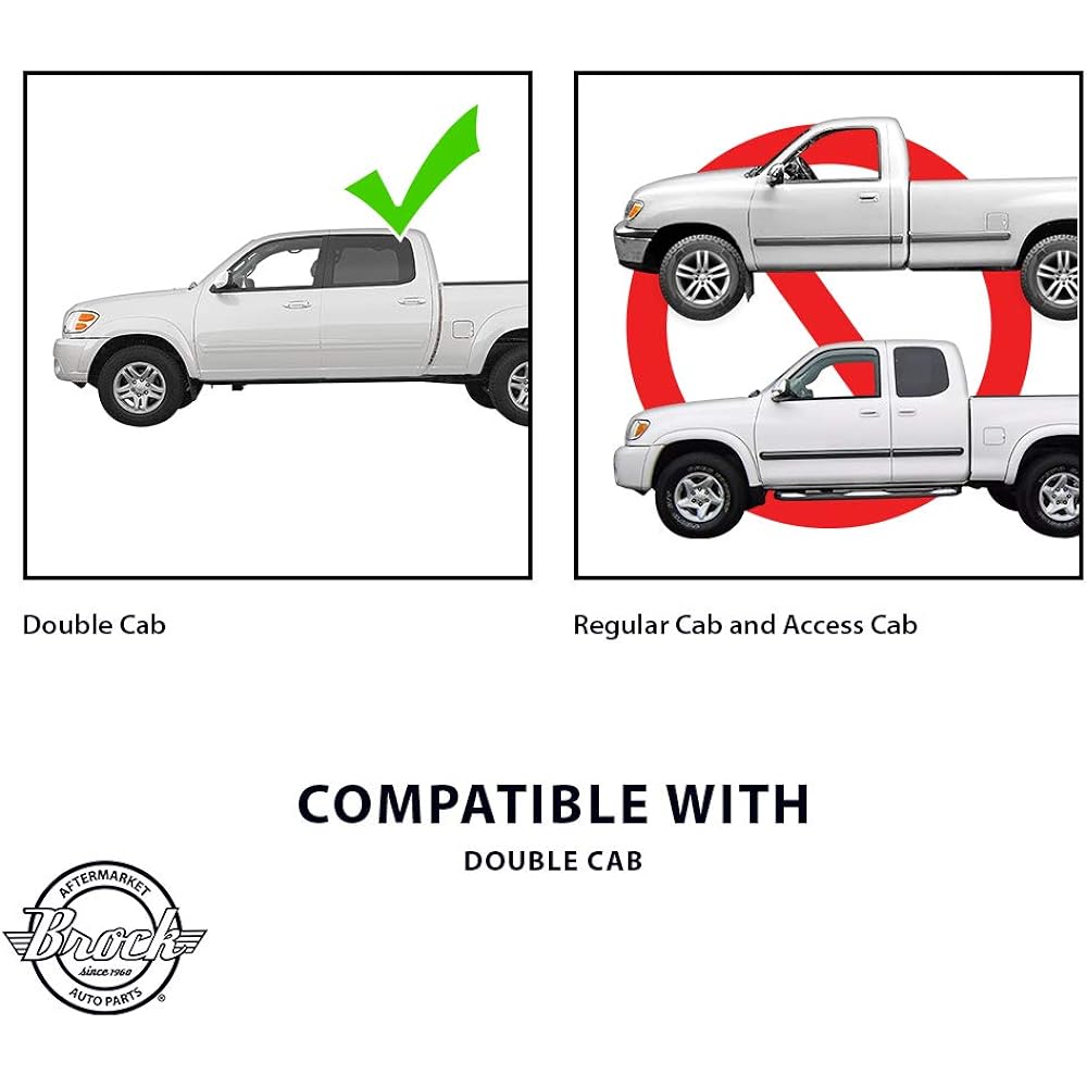 BROCK replacement driver and passenger seat side halogen headlight assembly set 2001-2004 SEQUOIA & 2004 TUNDRA DOUBLE CAB