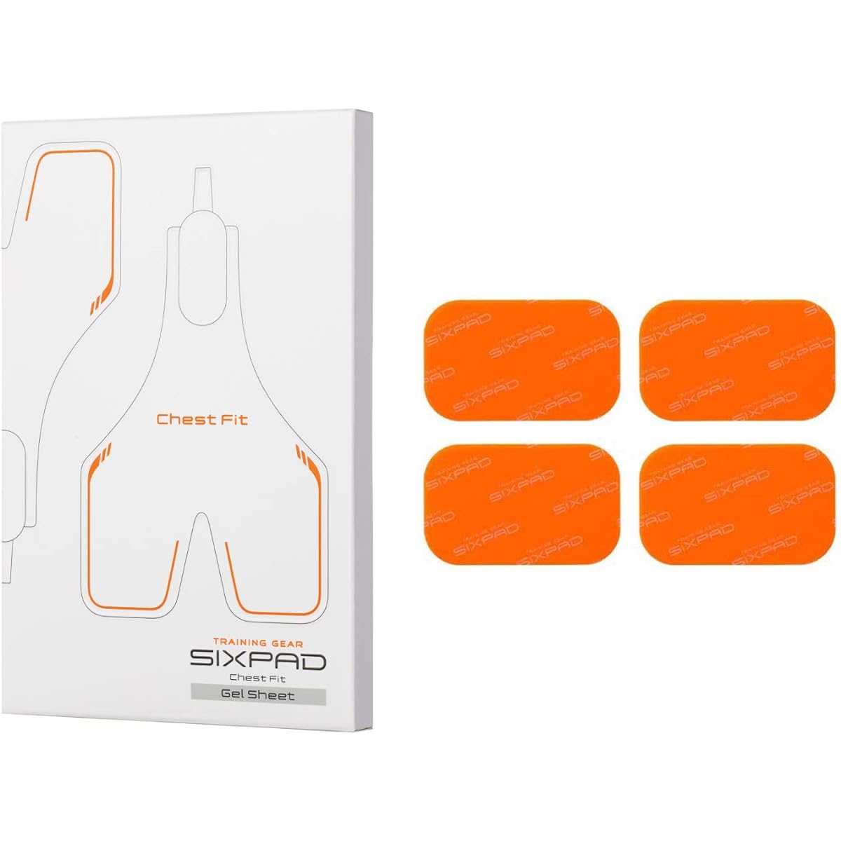 MTG SIXPAD Six Pad Chest Fit High Conductive Gel Sheet [Manufacturer Genuine Product]