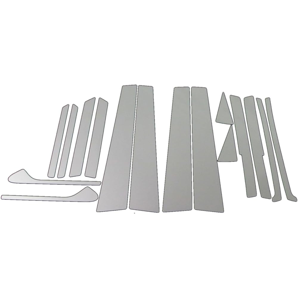 BRIGHTZ Move L175S L185S Super Mirror Plated Pillar Panel 16PC No Visor [PIL-SIL-355] L L175 L185 175 185 Move 1342