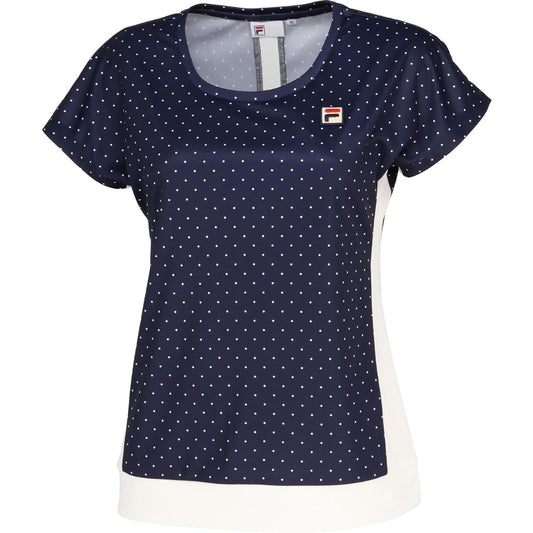 [Fila Tennis] Short Sleeve Shirt Game Shirt VL2715 Women's
