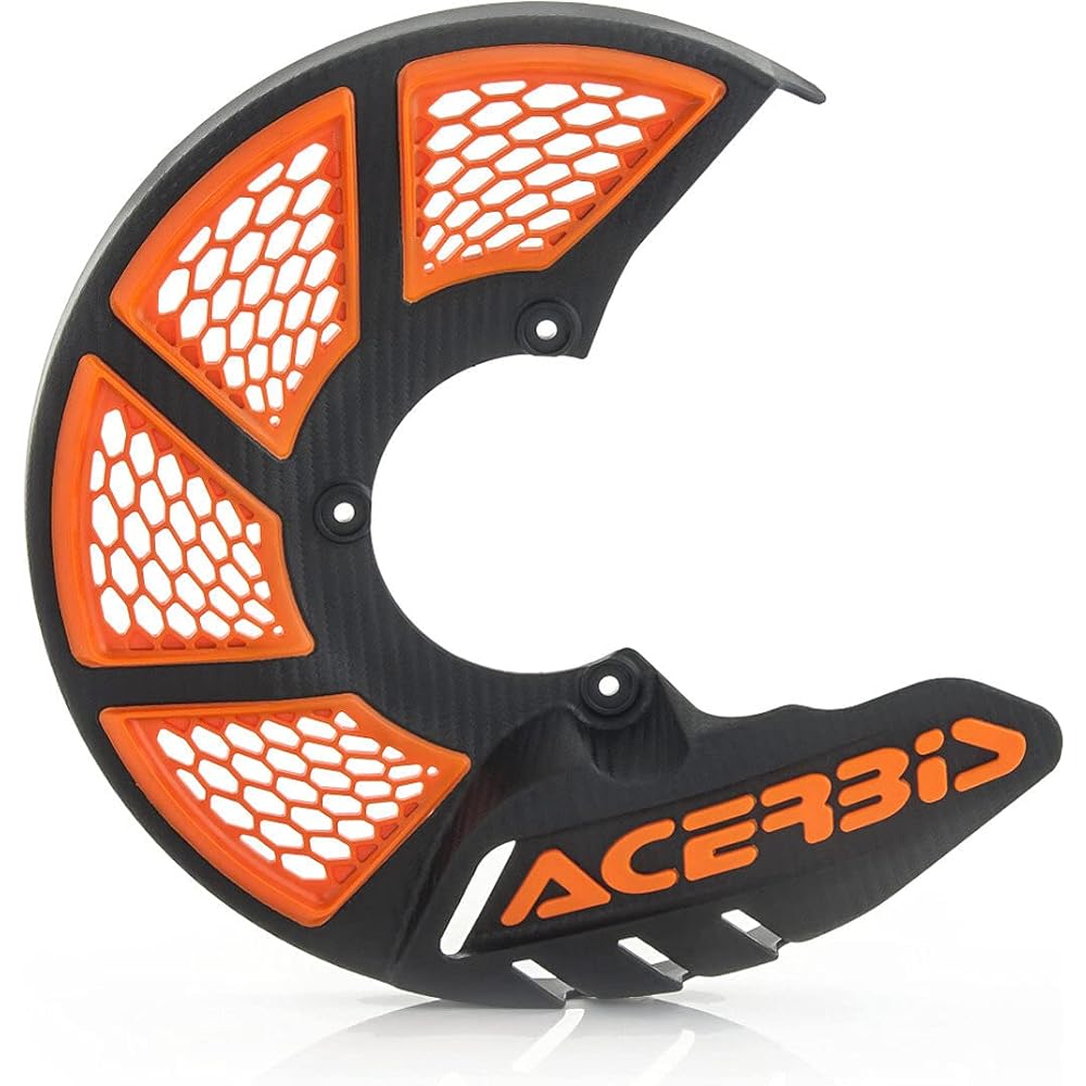 Acerbis X-BRAKE 2.0 Vented Front Disc cover Black/Orange AC-21846