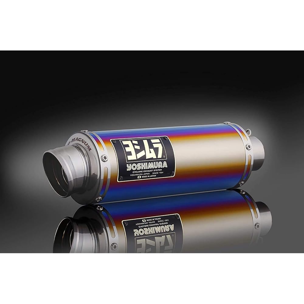 Yoshimura Full Exhaust Monkey125(18) GP-MAGNUM Cyclone TYPE-UP Government Certification Machine Bench EXPORT SPEC Titanium Blue Cover 110A-400-5Y80B