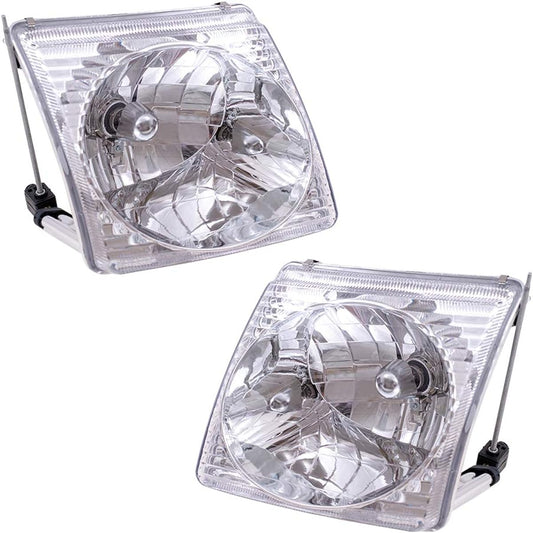 Headlight head lamp replacement for the driver's seat and passenger seat Ford pickup truck SUV 1L5Z 13008 BA 1L5Z 13008 AA