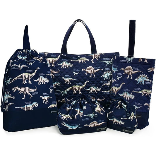 COLORFUL CANDY STYLE Entrance Preparation Entrance Preparation Entrance Set Entrance Set Bag Boy Entrance Entrance Set Quilting Dinosaur Museum N8146800