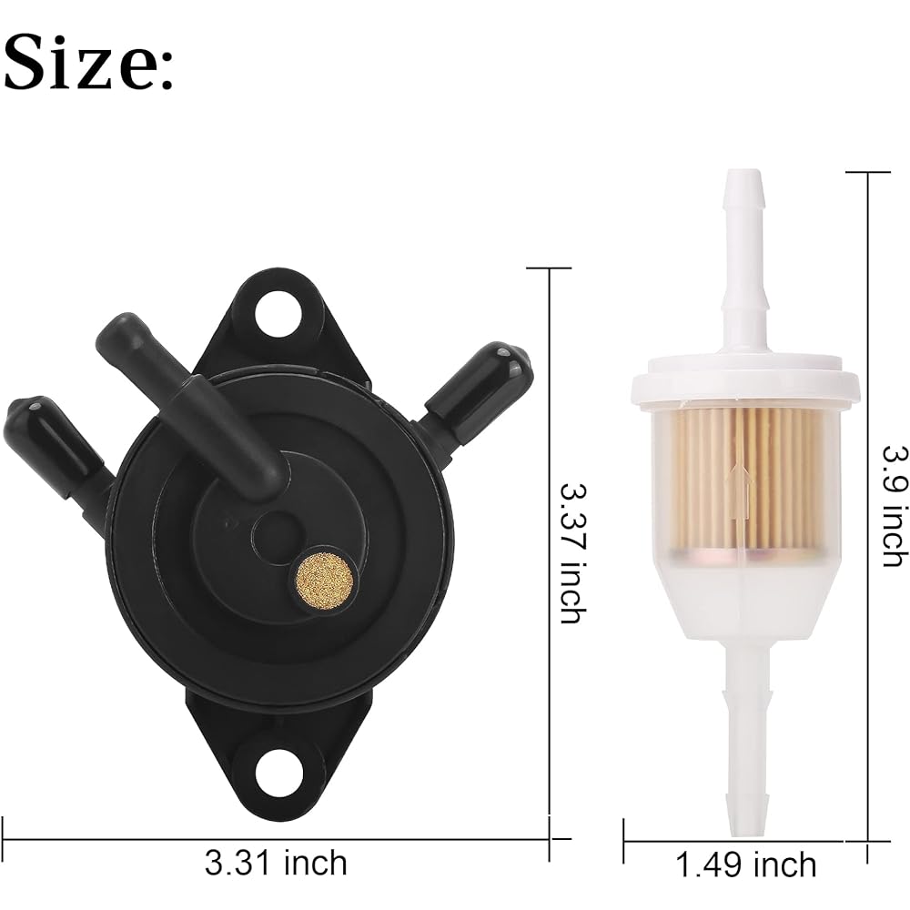 10L0L fuel pump Impulus kit Yamaha G16 G17 G19 G19 G19 G22 G22 G29 or later 4-cycle golf cart with fuel filter OEM JN6-F4410-10-00 JN6-F4560-00-00 JN6-F4410-11-00.