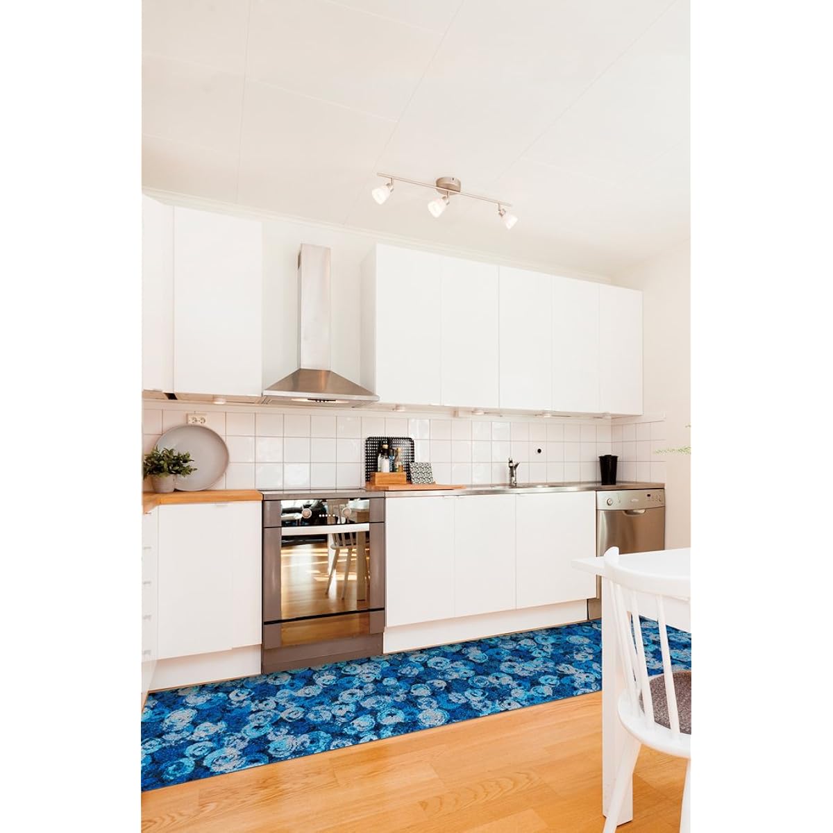 wash+dry mat Decor Punilla blue 60×260cm K014F