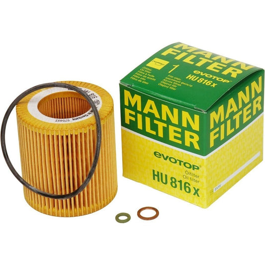 MANN-FILTER HU 816 x Metal-free oil filter (3 packs)