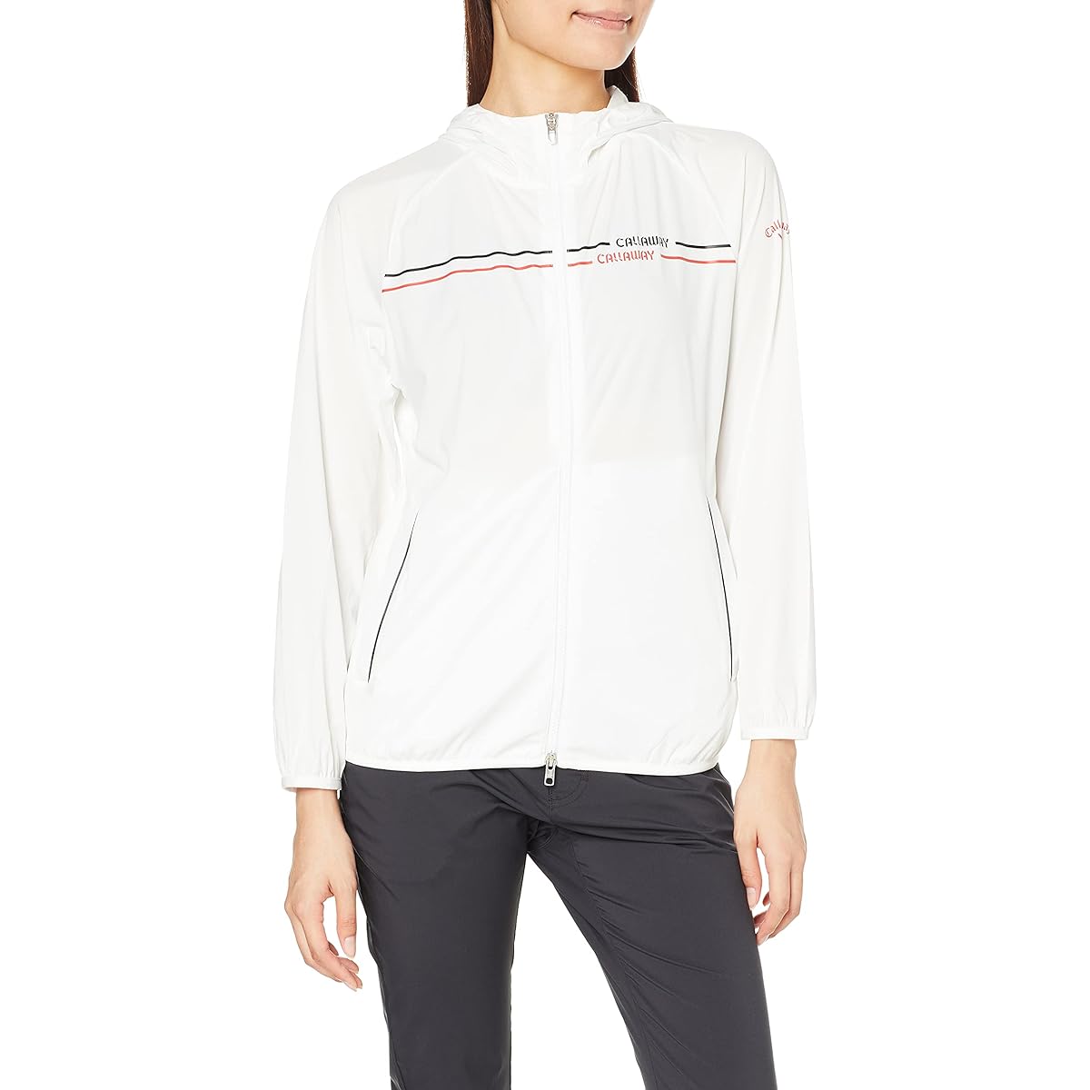 [Callaway] Women's Zip-up Blouson Water Repellent (Star Stretch) / Golf Outerwear / C21215200