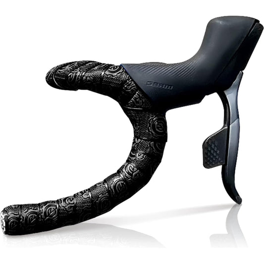 (Geator) Bar Tape Road Bike Special Mochi Feel Thick EVA+PU Leather End Cap Included Bicycle Grip Grip Tape