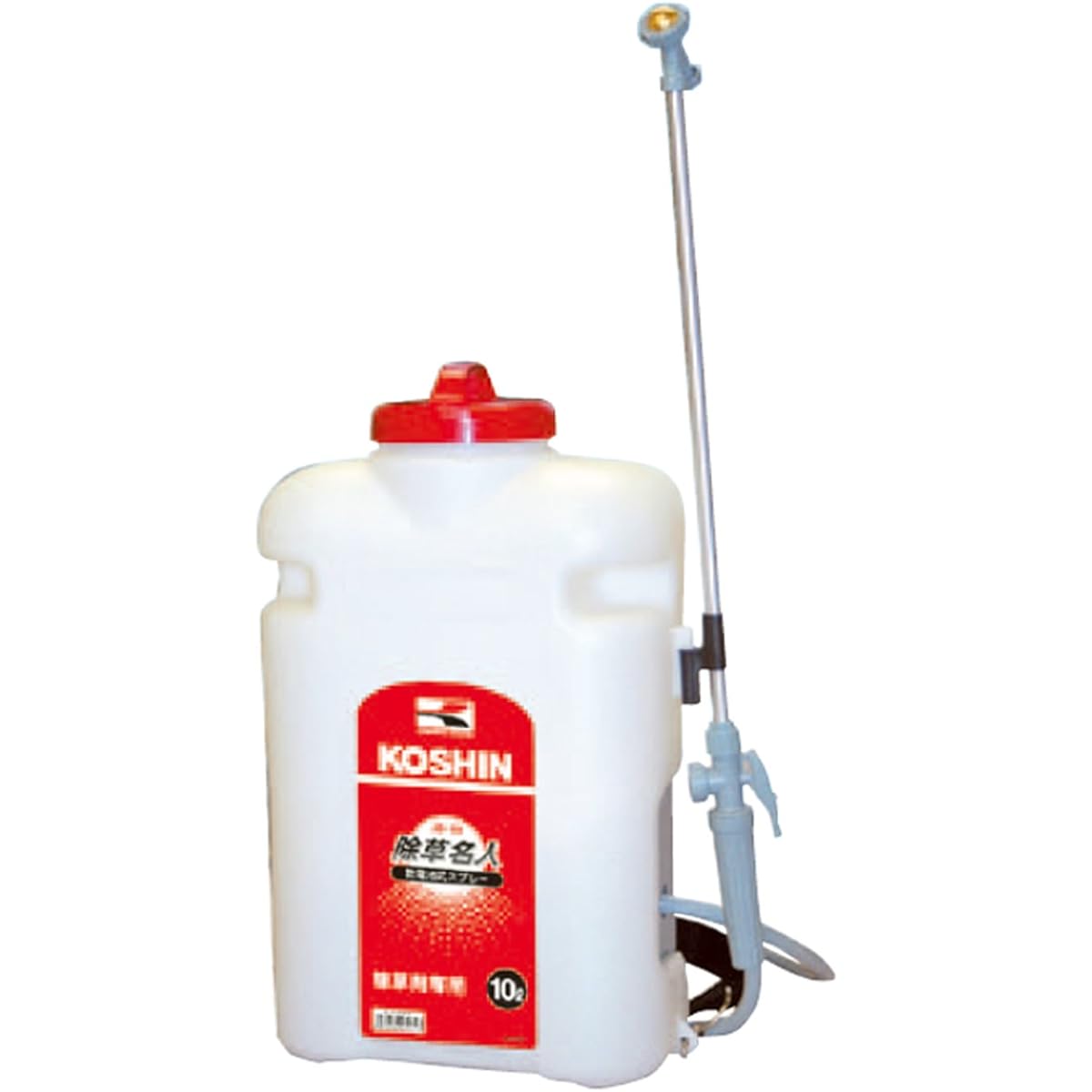 KOSHIN Backpack Type Dry Battery Weeding Spray Tank 10L Weeding Expert JS-10 Single Model Uses 4 Dry Batteries (Sold Separately) Weeding Dedicated Shower Drop-off Type Quiet Easy Home Use