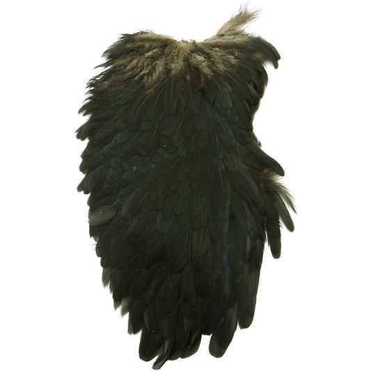 TIEMCO Tying Material Mets Hen Saddle #1 Black 96109 163100196109