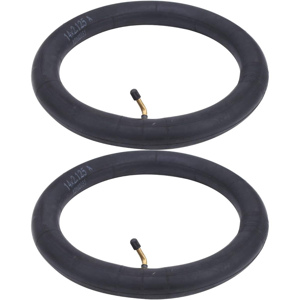 Set of 2 Bicycle Tire Inner Tubes Mountain Bike Road Bike Cross Bike Tire Inner Tubes Foldable Durable Easy to Assemble Sports Car Bicycle Accessories 14*2.125/16*3