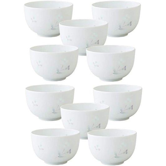Set of 10 Arita Sencha Arita Ware Firefly Tsuyu Kusa Kyosencha [8.5 x 5cm] [Restaurant, Inn, Japanese Tableware, Restaurant, Commercial Use, Tableware, Tableware]
