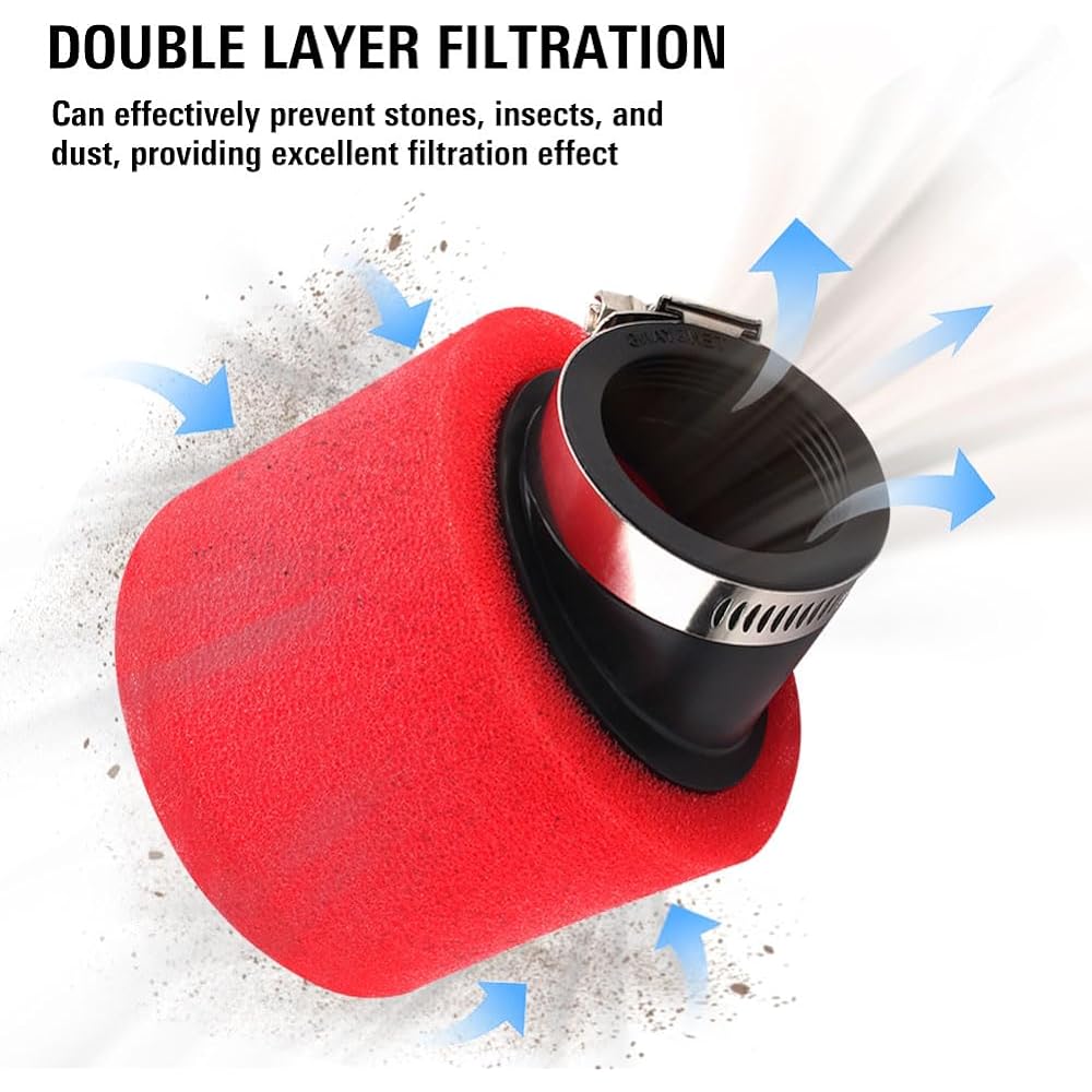 Newsmarts 48mm Form Air Filter ATV Dart Bike motorcycle cart
