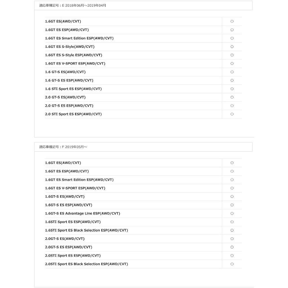 SUBARU/Subaru Sti [hurekisiburusapo-tosabuhure-mu/Rear Side] reヴxo-gu [VM4/VMG For] st20157vv000