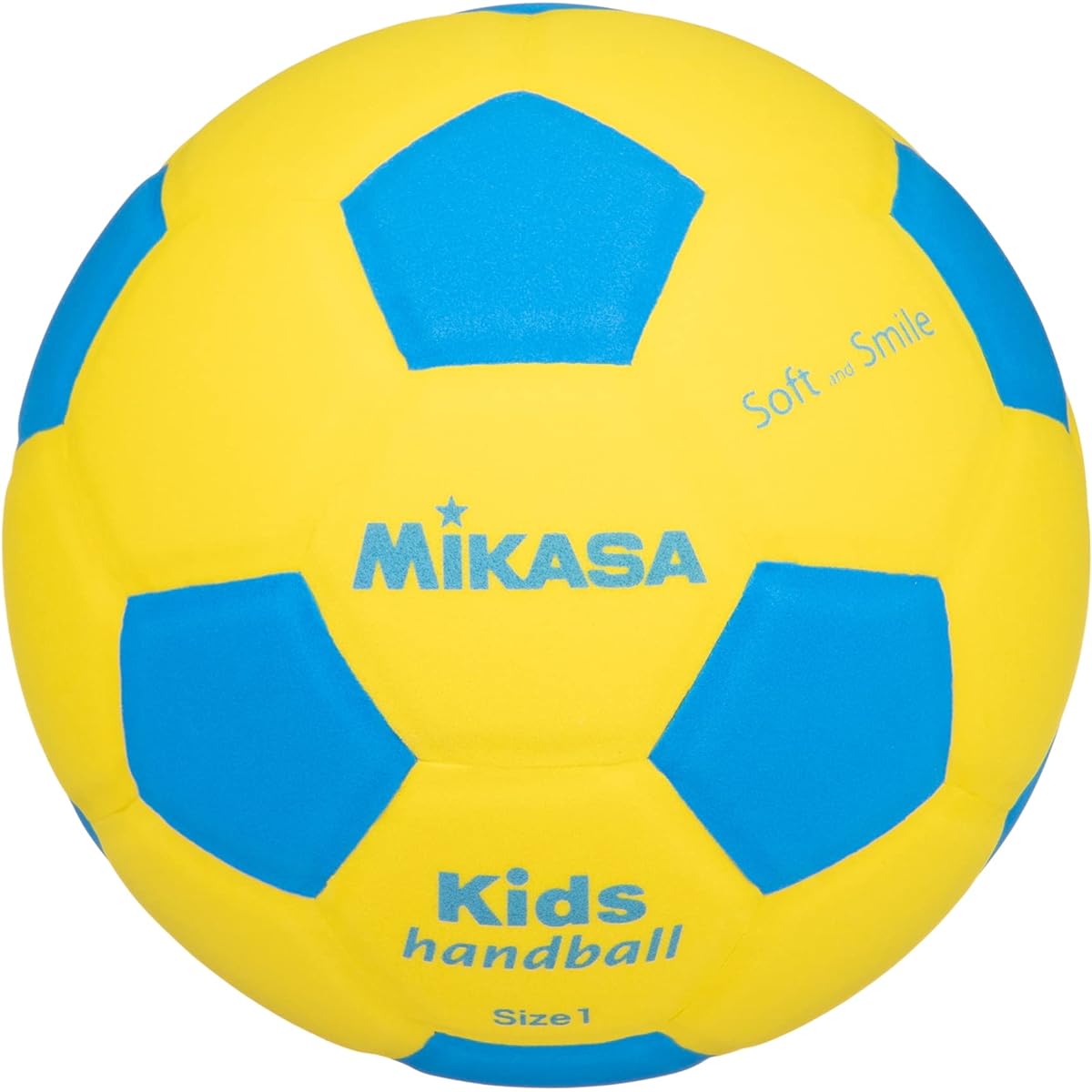 MIKASA Smile Handball No. 1 (for elementary school students) EVA material SH1-YBL Recommended internal pressure 0.10~0.15 (kgf/㎠)