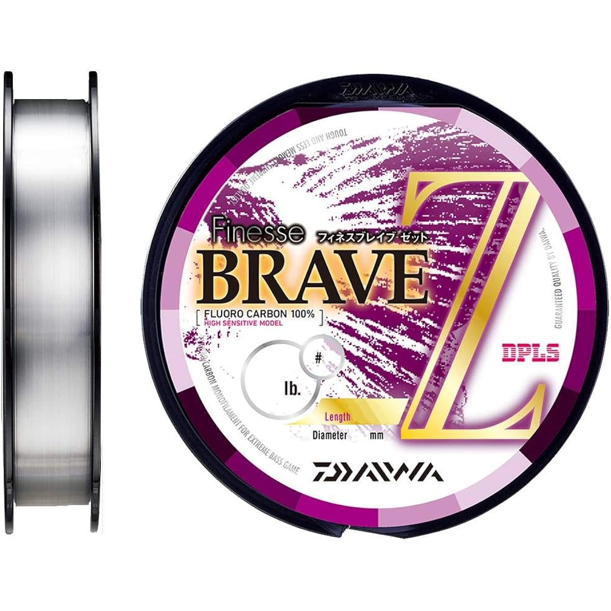 DAIWA Fluoroline Finesse Brave Z 2-11lb. 160m Natural