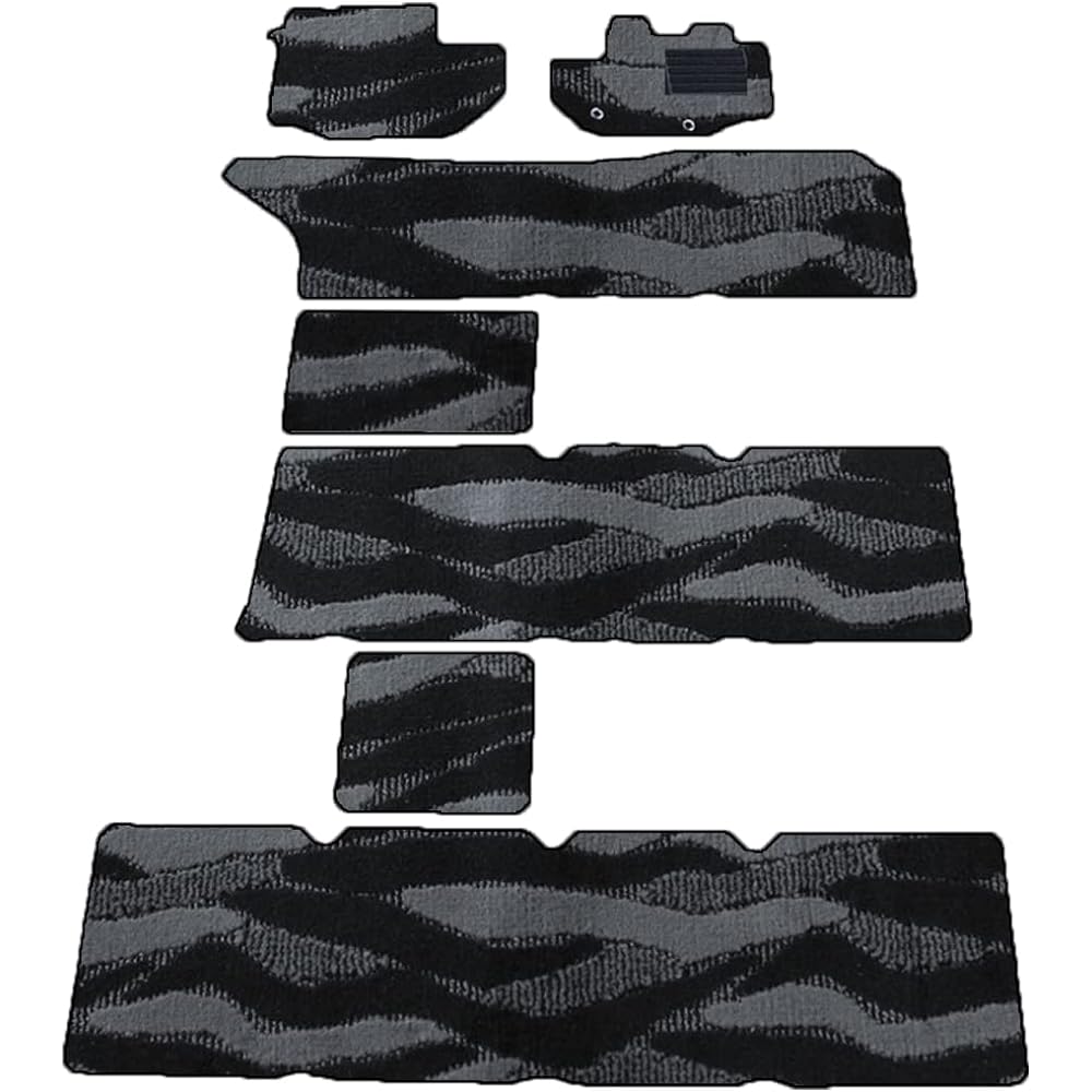 D.I Planning [Toyota Hiace Wagon 200 Series Grade: GL] Rubber Floor Mat Waterproof Mat External Product