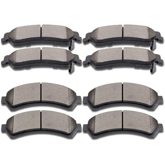 SciToo's Ceramic Disc Brake Pad Set 1998-2005 Chevrolet Brazor, 1998-2004 Chevrolet S10, 1998-2005 GMC Jimmy, 1998-2004 GMC Sonoma, 1998-2000 Type of Honblre, 1997- Compatible with the 2001 Allzmobil Bravada.