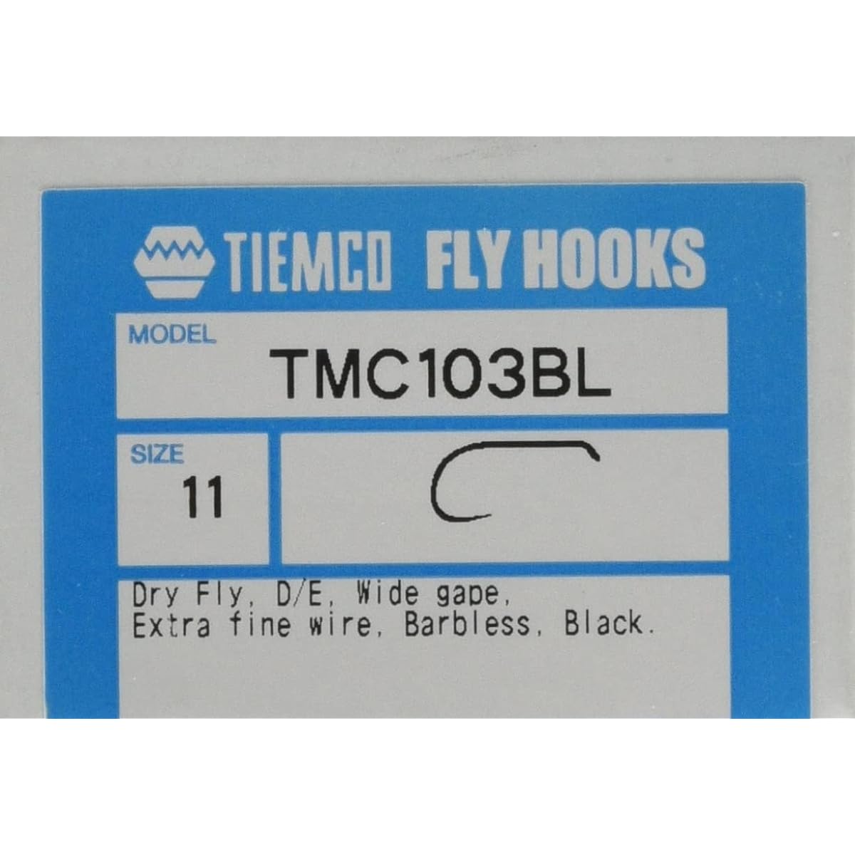 TIEMCO Fly Hook Q100 TMC103BL