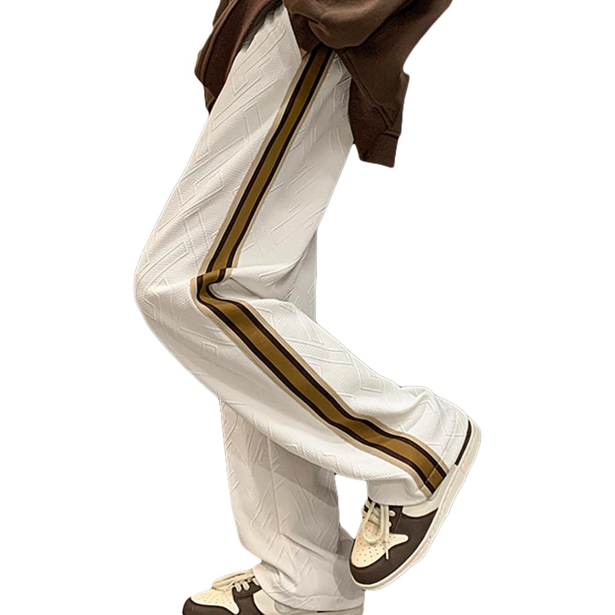 [Ganata] [Functional and comfortable to wear] Sweatpants for men, straight, loose, room wear