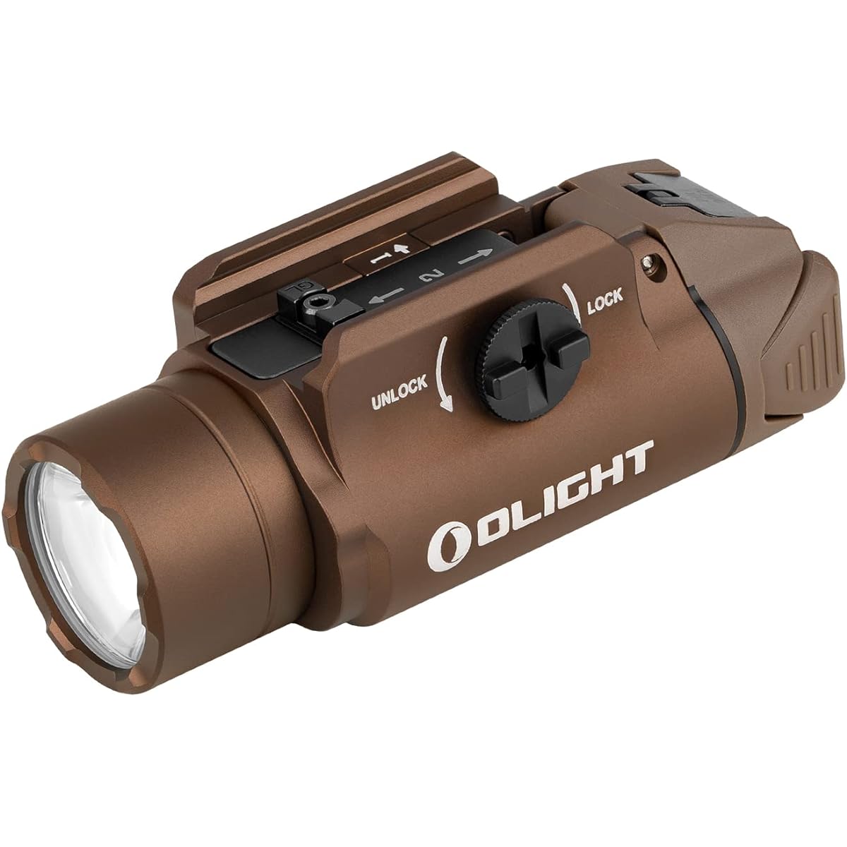 OLIGHT PL-3 Flashlight, Tactical Light, 1300 Lumens, Flashlight, Weapon Light, Powerful, Battery Operated, Handy Light, Range 225m, Luminous Intensity 12500CD, 4.5 Hours Continuous Use, IPX6 Waterproof, GL/Picatinny Rail Applicable, For Defense, Tactics,
