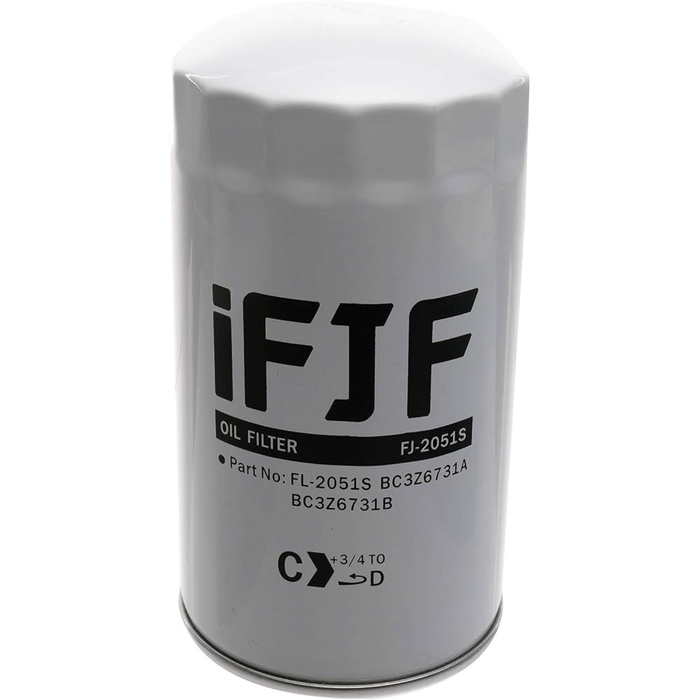 IFJF FL2051S Oil filter replacement F250 F350 F550 6.7L Power Stroke 2011-2020 Diesel Engine replacement BC3Z-6731-B BC3Q-6714-CA (3 pieces)