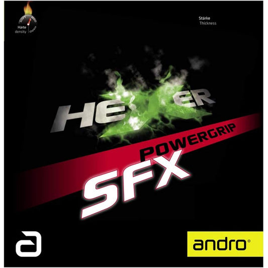 andro Table Tennis Rubber HEXER POWERGRIP SFX