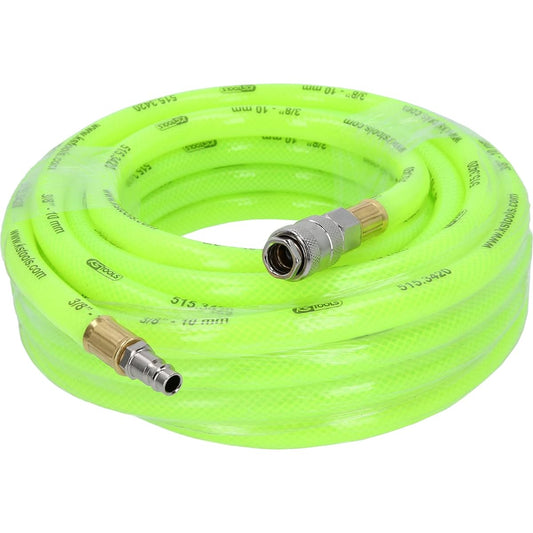 KS TOOLS Compressed air hose with signal fluorescent color 10m Ø 10mm 515.3420