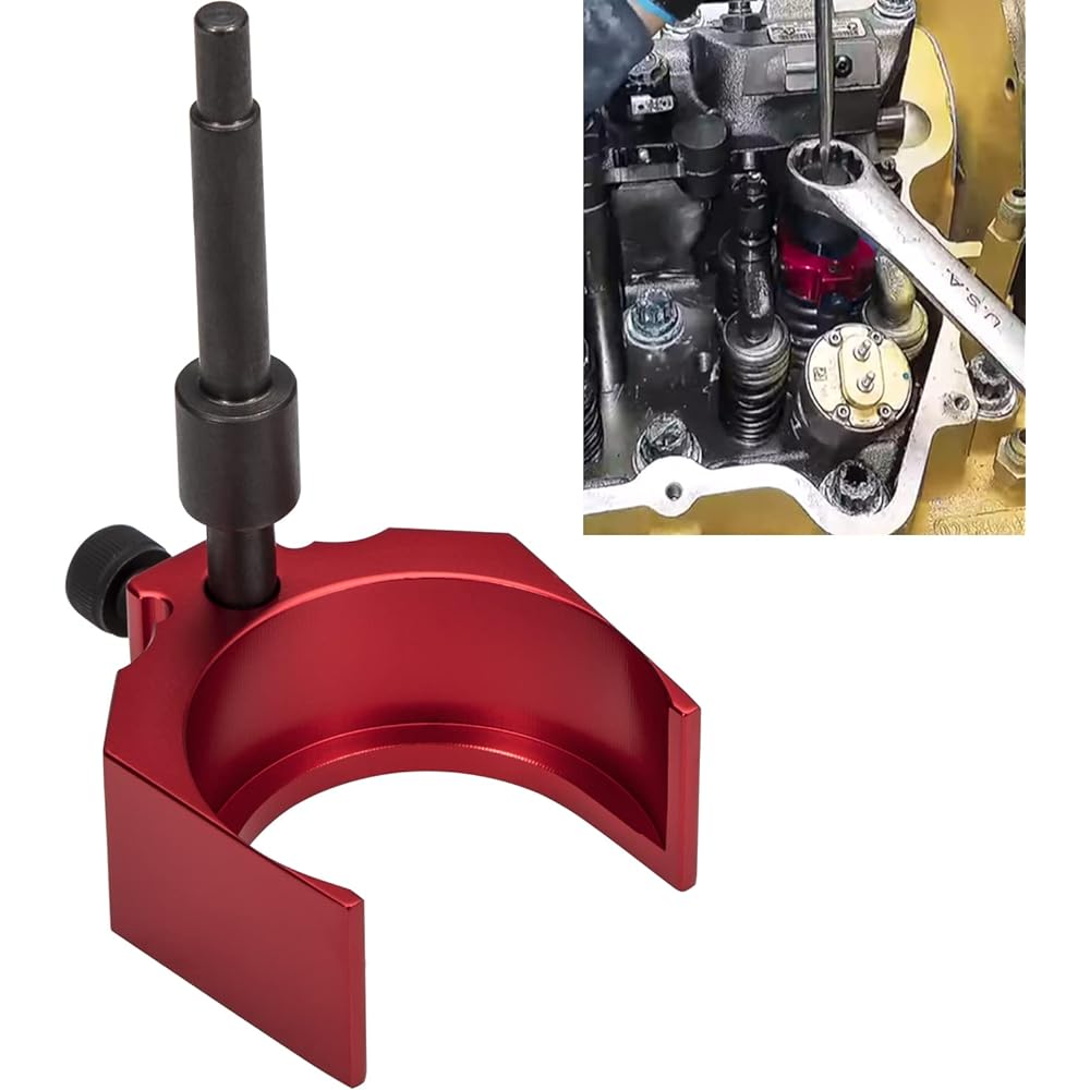 9U-7227 Injector Height Adjustment Gauge Tool for CAT Caterpillar 3406E, C-15, C-16 (Red)