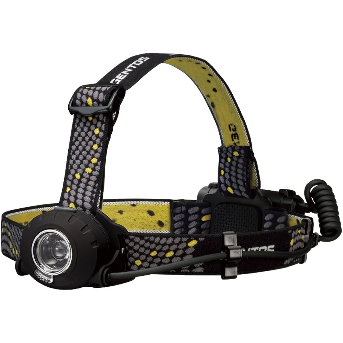 GENTOS LED headlight [Brightness 300 lumens/Practical lighting 8 hours/Rear recognition light] Uses 3 AA batteries Head Wars HW-000X Compliant with ANSI standards