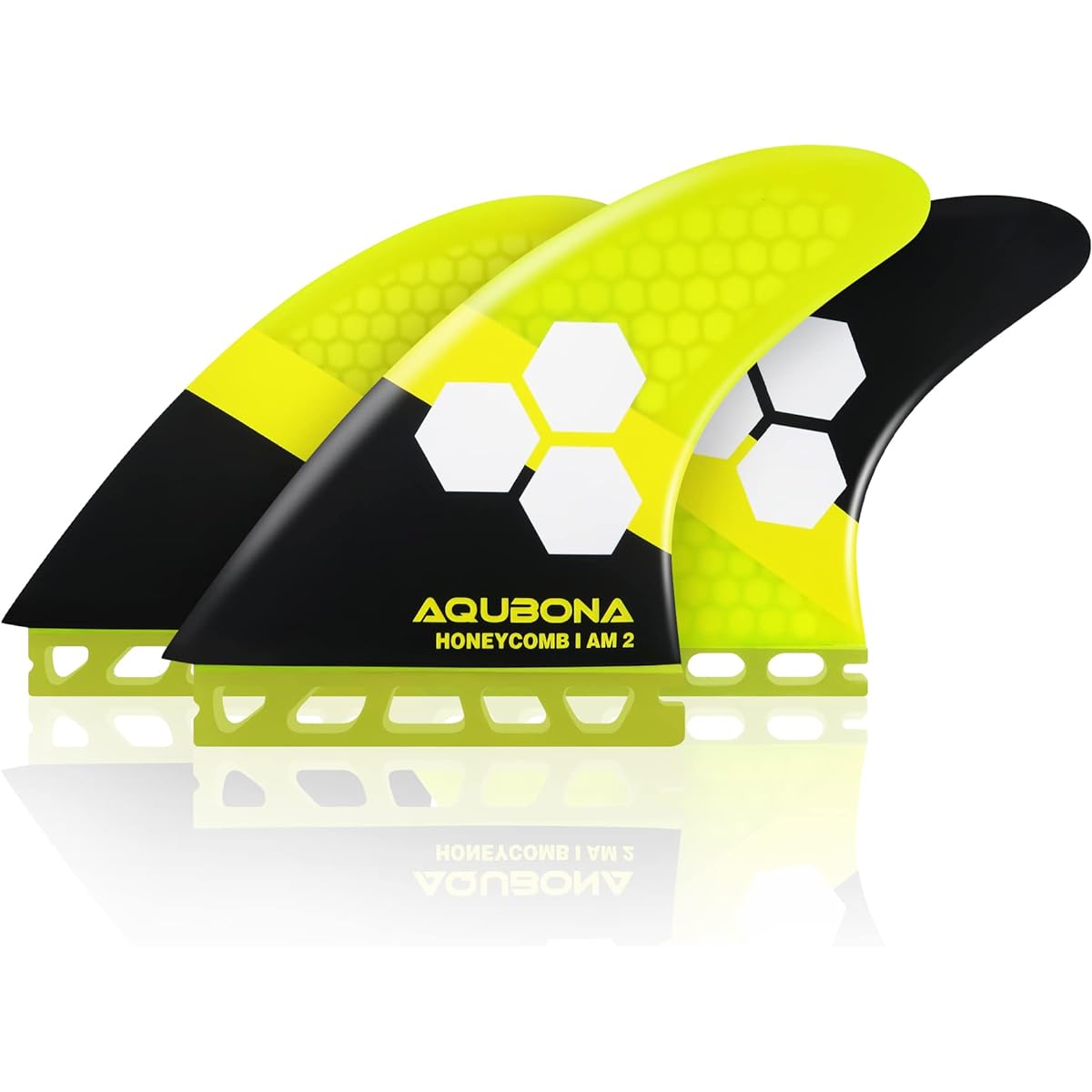 Surfboard double tab fin compatible 3 piece set size carbon surfing thruster surfing fins/AM2/MEDIUM
