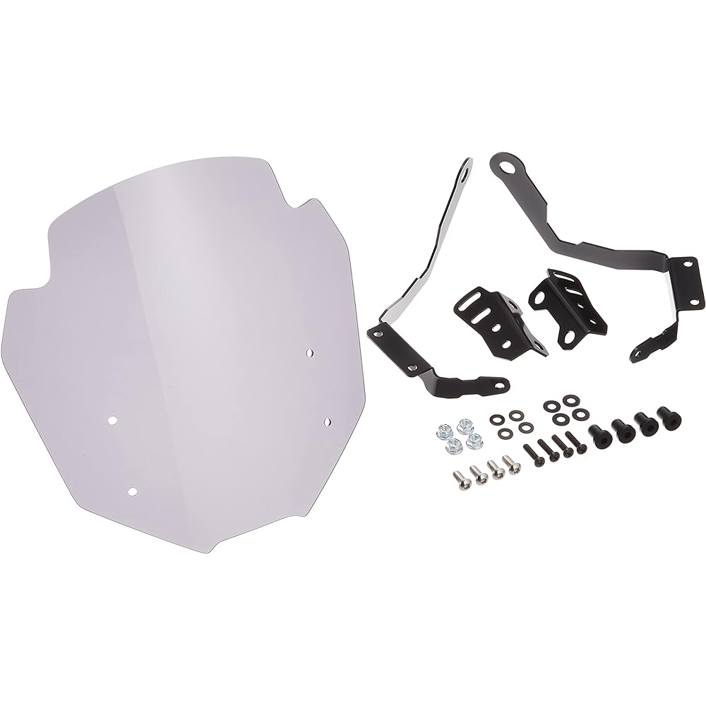 KITACO Aero Visor Bolt-on Type Steel Black GROM 670-1452100