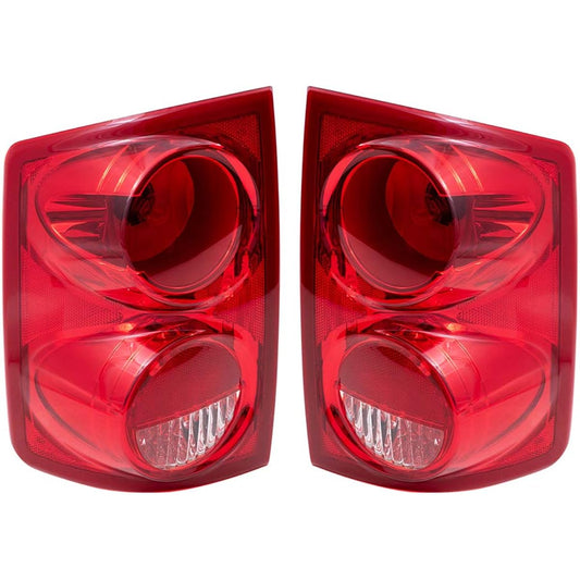 BROCK replacement set driver and passenger seat tail light 2005-2011 DAKOTA pickup truck 55077605AC 55077604ac