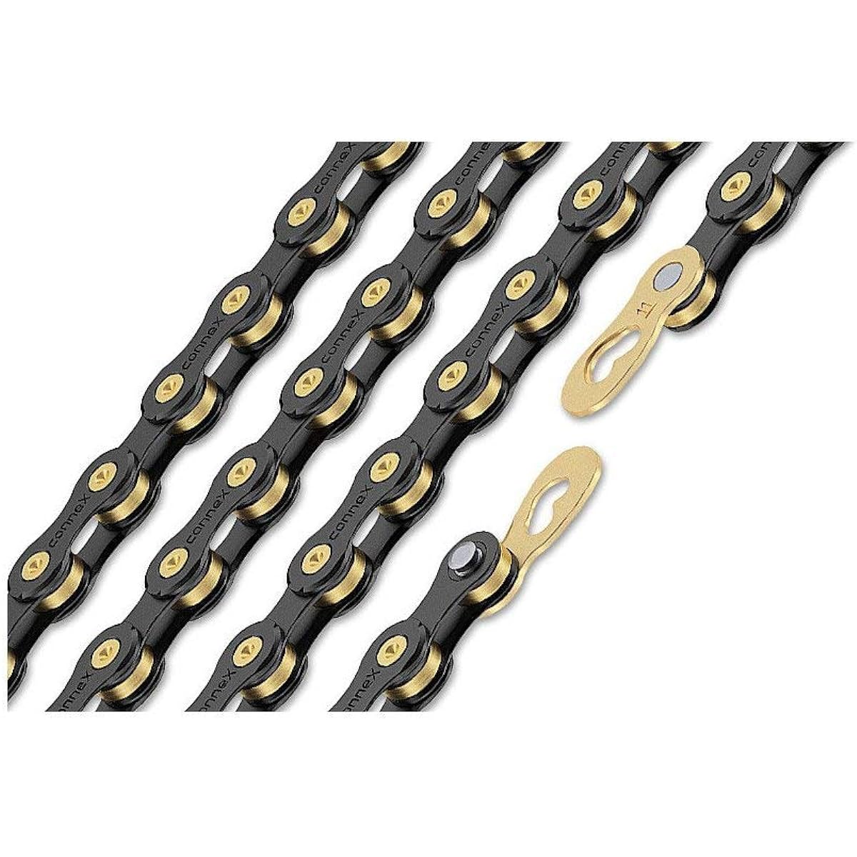 Wippermann CONNEX 11SB Chain for 11 speed/11s/11 speed (Gold/Black) [Parallel import goods]